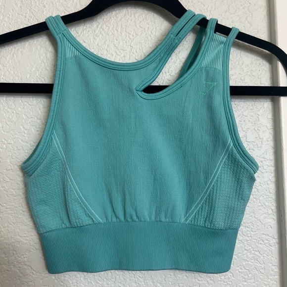 Gymshark Other - Gymshark Mint Blue Ultra Seamless Sports Bra